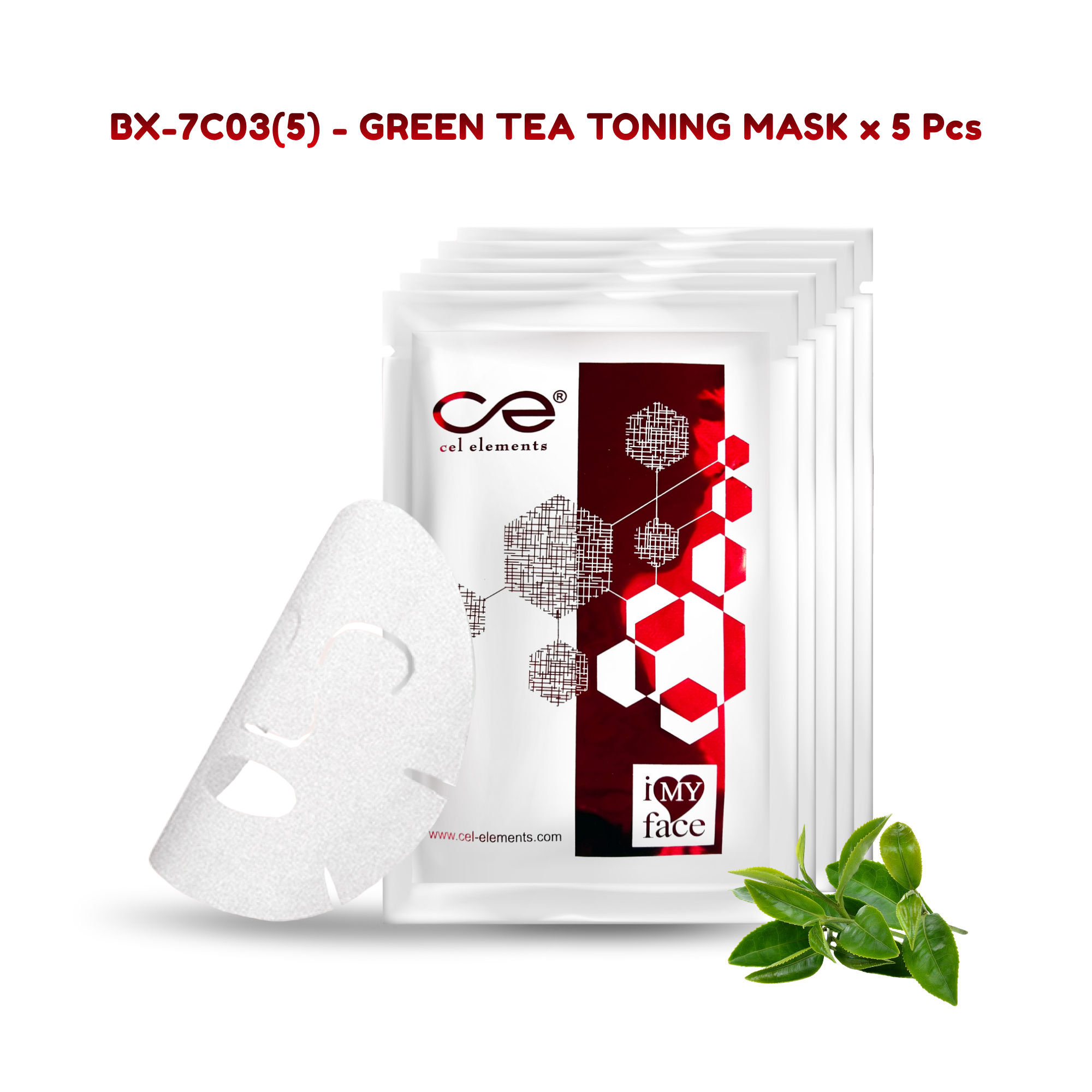 GREEN TEA TONING MASK (5 Pcs)